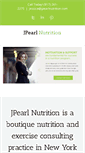 Mobile Screenshot of jpearlnutrition.com